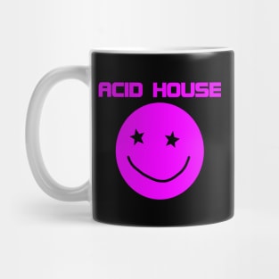 ACID HOUSE MUSIC - collector from the 90s pink fluo edition Mug